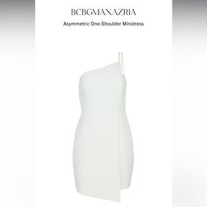 BCBGMAXAZRIA Asymmetric One-Shoulder Minidress